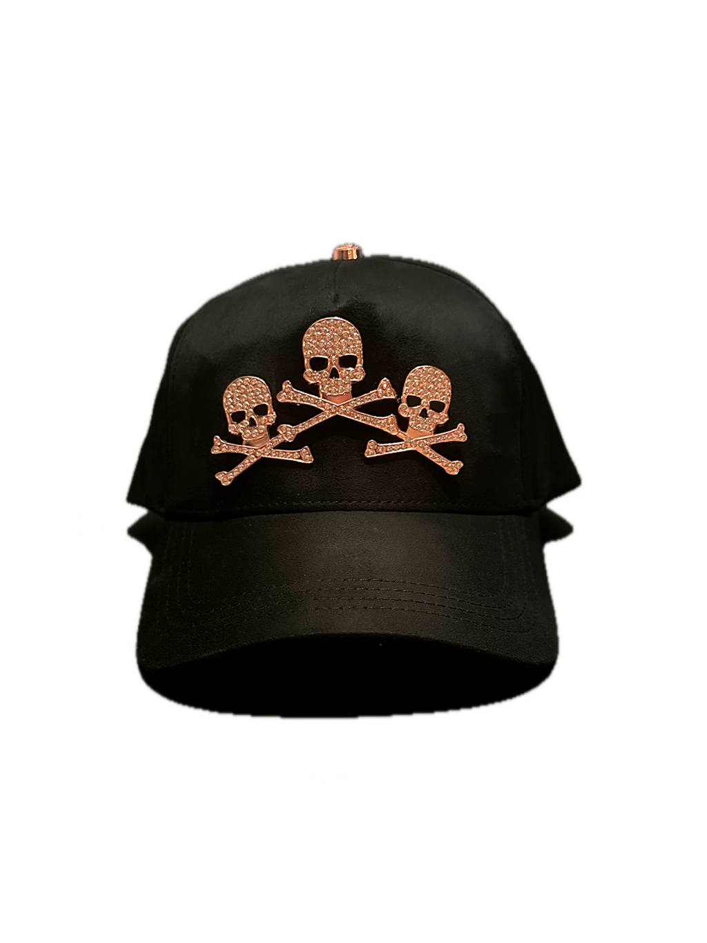 Barbas Hats Skull Rose Gold 24k