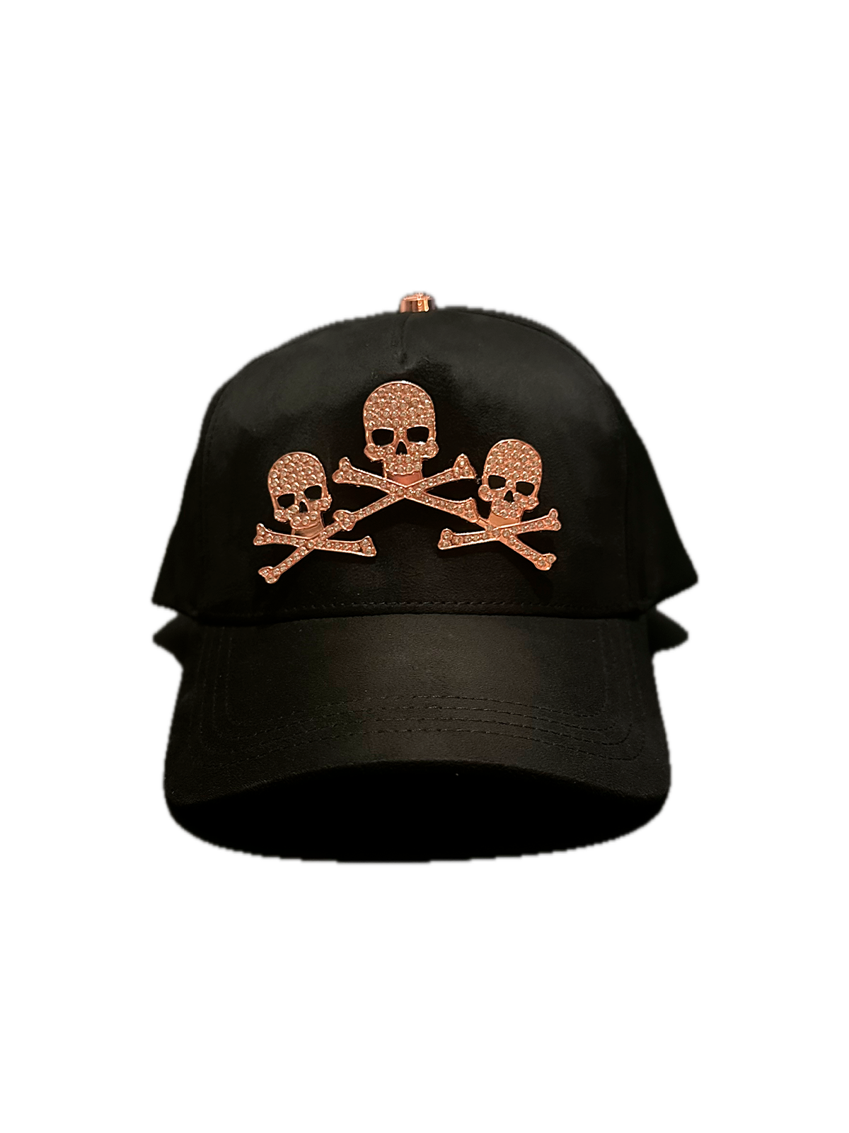 Barbas Hats Skull Rose Gold 24k